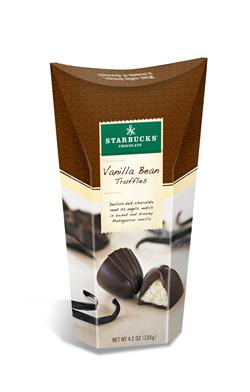Starbucks® Dark Chocolate Vanilla Bean Truffles